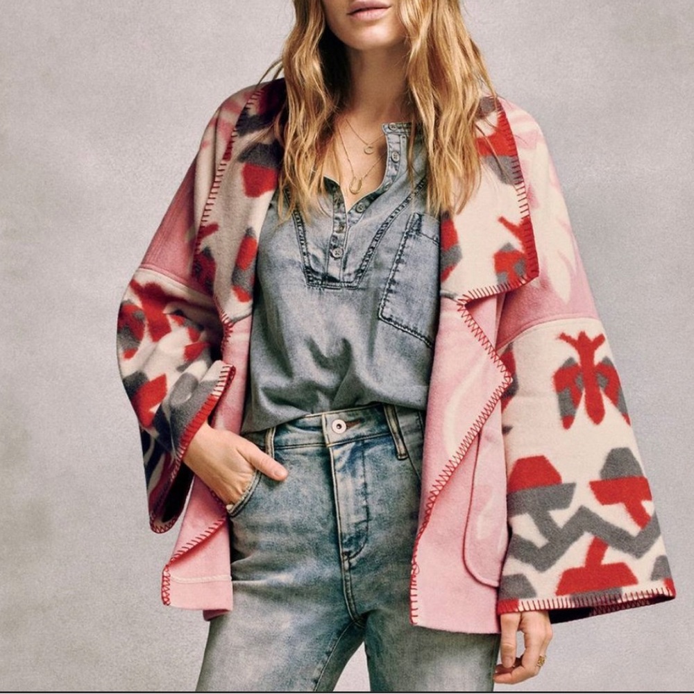 Anthropologie Heidi Kimono Jacket size XL